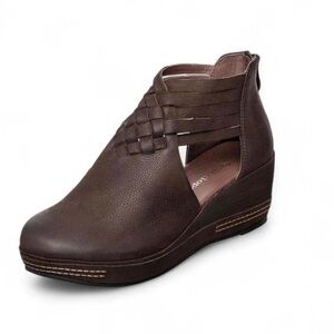 Antelope Dark Brown Wedge Shoes